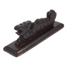 Wooden Paint Brush Holder for Artists with Stable Base, Brush Tip Protection and Easy Tool Access