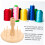 Wooden Thread Spool Holder Rack for Sewing and Crafting, Durable Yarn Organizer Stand 3