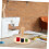 Wooden Thread Spool Holder Rack for Sewing and Crafting, Durable Yarn Organizer Stand 4