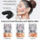 (Light blue) Jaw Exerciser 3 Resistance Levels Silicone Jawline Exerciser 3