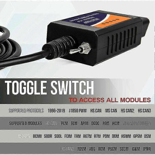For Ford Forscan ELM327 USB Modified OBD2 Scanner V1.5 MS-CAN HS-CAN Code Reader Scanner - Dian 2