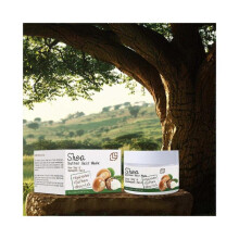 2pcs Shea Butter Raw Organic, Natural Shea Butter Hair Mask, Moisturizing and Locking Water, Keeps Hair Healthy and Vibrant