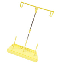 3 Spool Sewing Machine Thread Stand with Detachable Rack for Home Embroidery, Yellow Holder