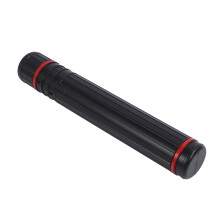 Extendable Art Tube Black PVC Drawing Tube for Blueprints Posters Durable Twist Closure Design
