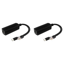 2X Répartiteur POE pour Raspberry Pi5/5 Génération 5 V 4 A Interface Type-C Gigabit Ethernet Répartiteur Power Over Ethernet