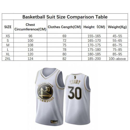 (M)Golden State Warriors Curry # 30 Basketball Jersey 1