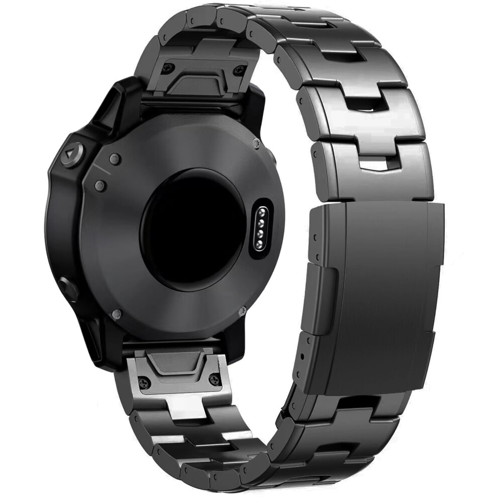Titanium Watch Band 26Mm Quick Release Strap For Garmin Fenix 8/7X/6X/Enduro Lightweight Durable Grey 9330225130291