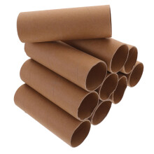 12Pack Cardboard Tubes for Crafts, Recycled Paper Rolls for Kids DIY Art Projects
