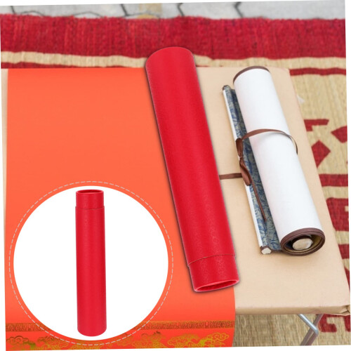 Adjustable Telescoping Poster Tube for Artwork Storage, Lightweight Durable Design with Secure Closure 1