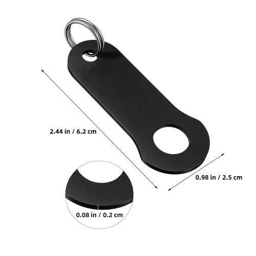 1Set Glockenhalter Glücksbringer Schwarz 1