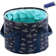 Portable Travel Foot Bath Basin Foot Spa Soaking Feet Pedicure Sink Outdoor Campingblue