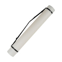 White Art Portfolio Case for Drawings and Paintings, Flat Artwork Protection and Organized Storage