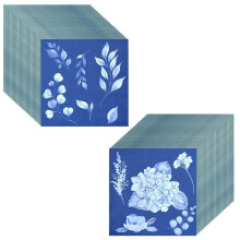 60 Sheets Cyanotype Paper Sun Print Art Kit High Sensitive Sun Paper Nature-Sun Printing Kit Drawing Art Paper