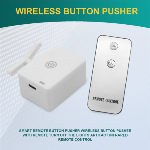 Remote Button Pusher Wireless Button Pusher with Remote Turn Off the Lights Artifact Infrared Remote Control 1