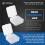 Bead Organizer Box, A Large Transparent Box with 30PCS Small Clear Plastic Storage Containers,Portable  Storage Box 8