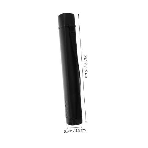 Telescopic Poster Tube with Handle for Blueprints, Maps and Artwork, Adjustable Length Storage 2