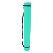 Poster Tube with Adjustable Telescoping Length, Lightweight Rigid Shell for Artwork and Documents Storage
