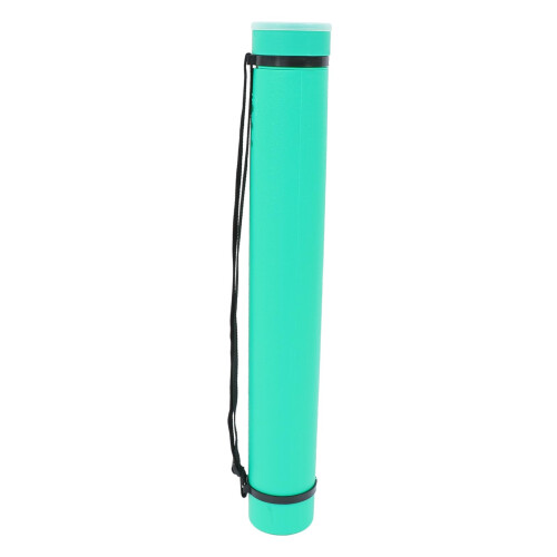 Poster Tube with Adjustable Telescoping Length, Lightweight Rigid Shell for Artwork and Documents Storage