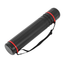 Adjustable Telescopic Poster Tube with Secure Storage Caps for Blueprints Drawings and Artwork