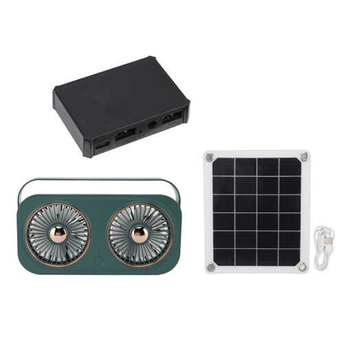 Solar Exhaust Fan Waterproof Solar Panel Fan With Double-Green