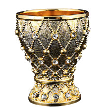 Sophisticated Handcrafted Alloy Beverage Goblet With-Gold 1PCS