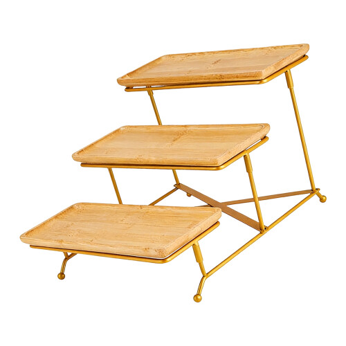 Triple Stacked Fruit Bowl Set Made Of Sturdy Ceramic-B