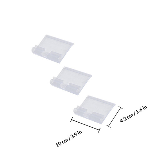 30Stk Transparente Regal Preisschilder Aus PVC Einfach Zu 1