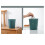 Versatile Household Storage Bucket With Chic Floral-Blue L 7