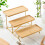 Triple Stacked Fruit Bowl Set Made Of Sturdy Ceramic-B 7