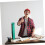 Poster Tube with Adjustable Telescoping Length, Lightweight Rigid Shell for Artwork and Documents Storage 4
