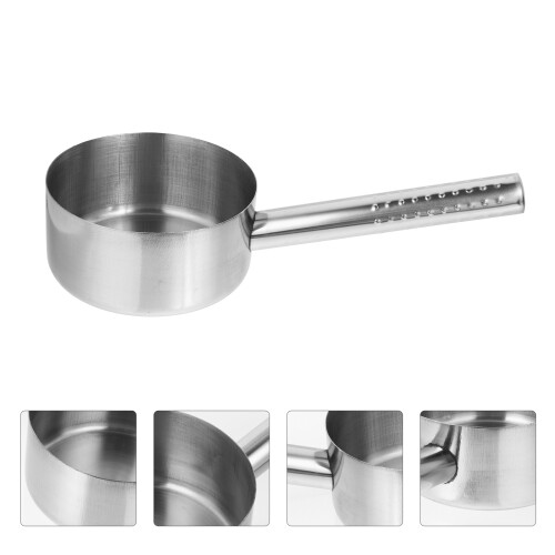 1Stk Nützliche Kelle Silber Stabiler Küchenlöffel 2
