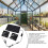 Solar-Abluftventilator, kleine Ventilatoren, solarbetriebener 3