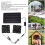 Weatherproof Solars Panel Double Fan Quiet Operation Solars Fan 5