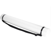 Adjustable Telescopic Poster Tube with Secure End Caps, Extendable Art Drawing Storage Tube for Blueprints and Artwork