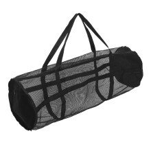 Large Mesh Duffle Bag for Sports Gym, Breathable PVC Design, Large Capacity, Durable Shoulder Straps