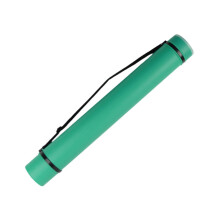 Extendable Poster Tube with Strap, Adjustable Length Protective Art Tube for Drawings, Green