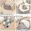 Large Empanada Maker, 6 Inch Stainless Steel Empanada Press, Pastry Tools, Pocket Pie - Pjun 3