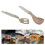 (Spoon) Outdoor Tableware Foldable Portable Camping Cutlery For Barbecue Kitchen Bbq Spoon 2