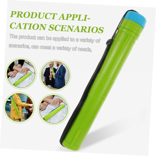 Adjustable Telescoping Drawing Tube for Blueprints, Durable Expandable Document Storage Case 2