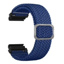 Stretchy Nylon Watch Strap Sport Wristband for Garmin Fenix 7S / 6S / 5S, with 20mm PC Connector JKW