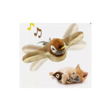 Electronic Interactive Flying Bird Cat Toy Hanging Pet Flapping Wings Sparrow