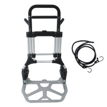 500 lb Folding Hand Truck Heavy Duty Luggage Trolley with Large Wheels and Ergonomic Foam Handle