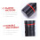 3pcs Expandable Poster Tube Set with Secure Locking Cap Telescoping Art Storage Black 2