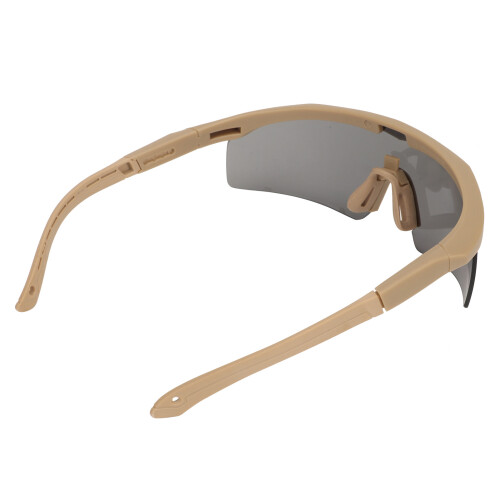 Khaki Military Goggles PC UV Protective 137g 2