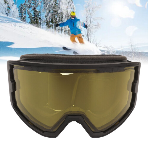 Ski Goggles 263g/9.3oz Black Frame Yellow Lens 2