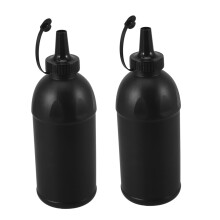 2pcs 2 in 1 Bead Storage Bottles with Leakproof Lid, Visible Craft Supply Containers for Outdoor Use
