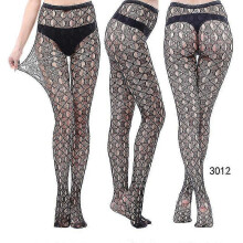 (style 12) 3 Pairs Lace Patterned Tights Fishnet Floral Stockings Small Hole Pattern Leggings Tights Net Pantyhose - Pengj
