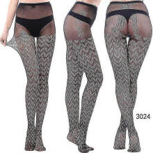 (style 23) 3 Pairs Lace Patterned Tights Fishnet Floral Stockings Small Hole Pattern Leggings Tights Net Pantyhose - Pengj