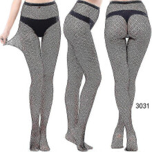 (style 29) 3 Pairs Lace Patterned Tights Fishnet Floral Stockings Small Hole Pattern Leggings Tights Net Pantyhose - Pengj