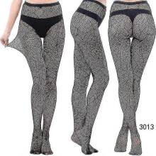 (style 13) 3 Pairs Lace Patterned Tights Fishnet Floral Stockings Small Hole Pattern Leggings Tights Net Pantyhose - Pengj